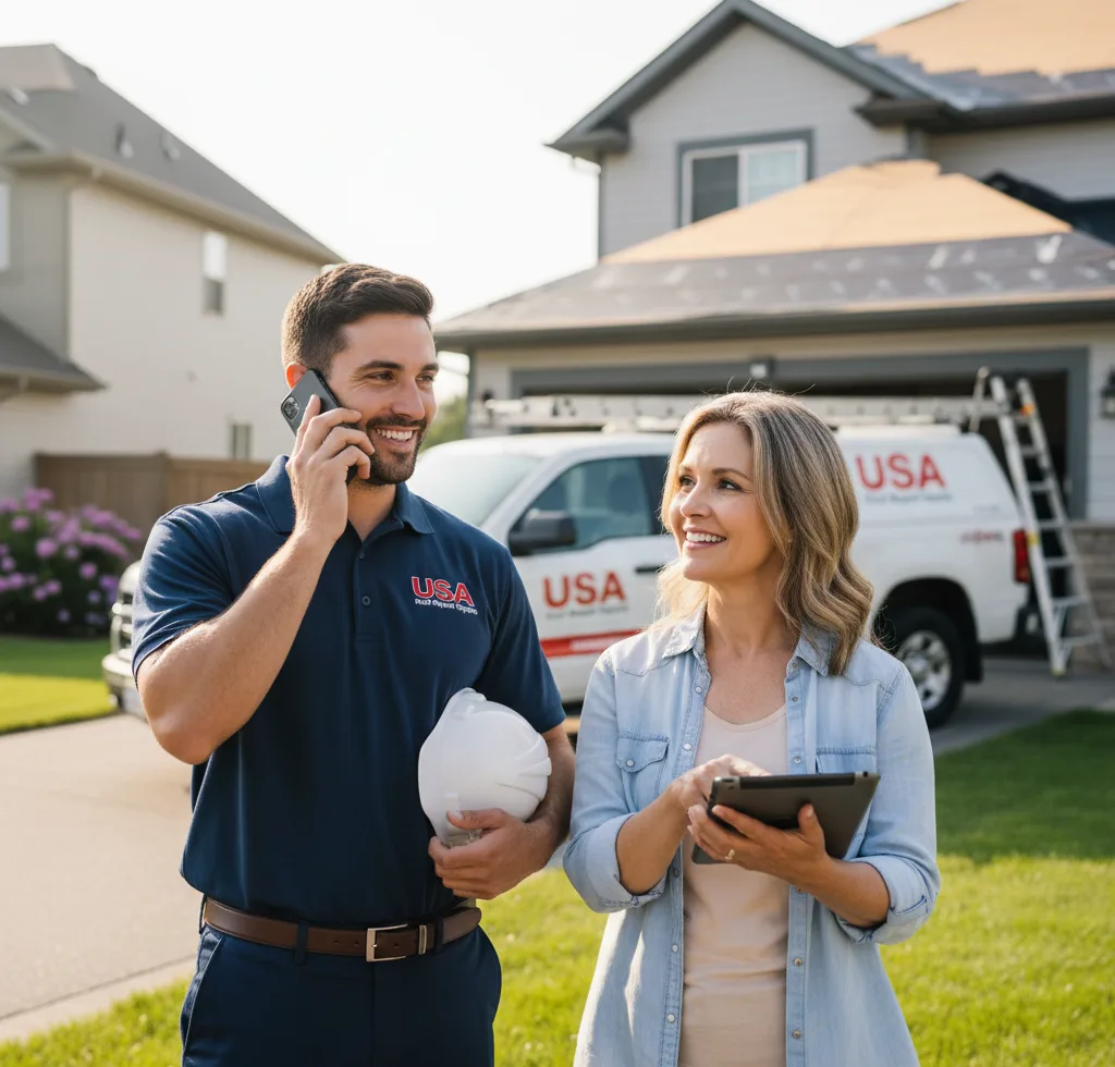 USA Roof Repair Experts customer support in Greenwich